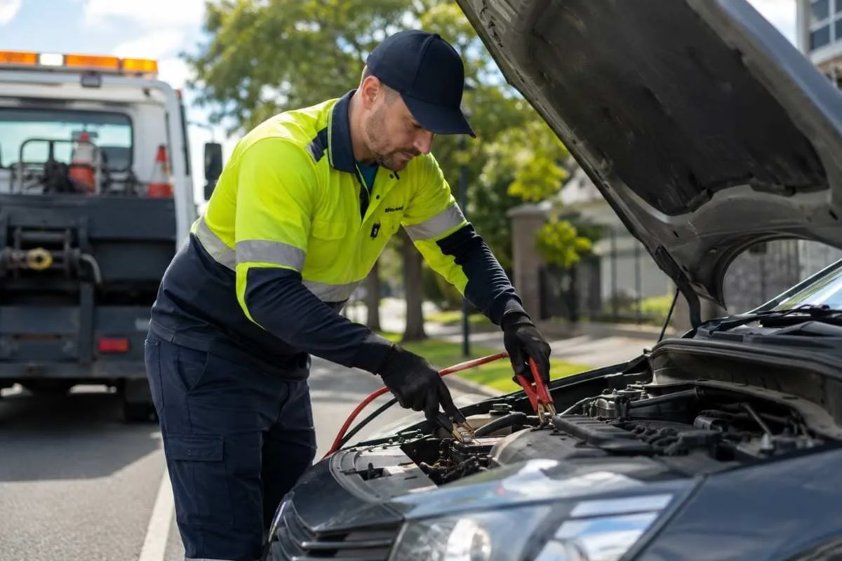 Battery jump start service