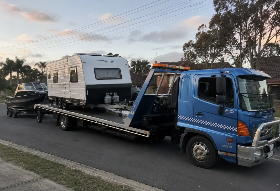 Campbelltown caravan boat towing