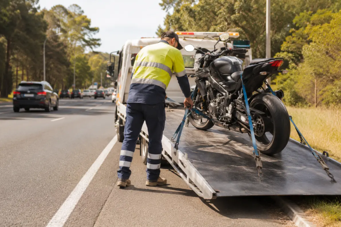 Emergency motorcycle recovery