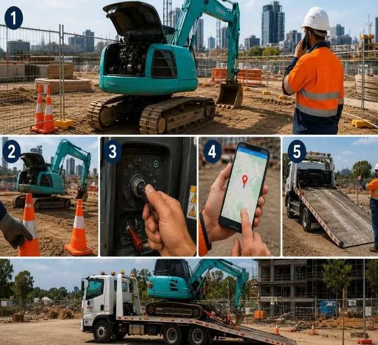 Machinery Breaks Down in australia