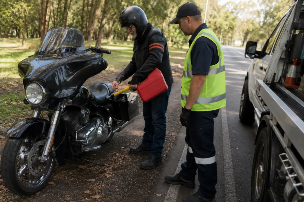Motorcycle fuel delivery