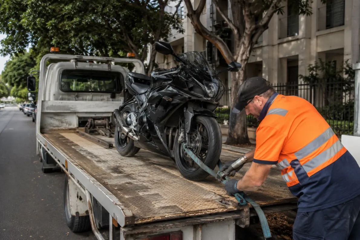 Motorcycle tow service