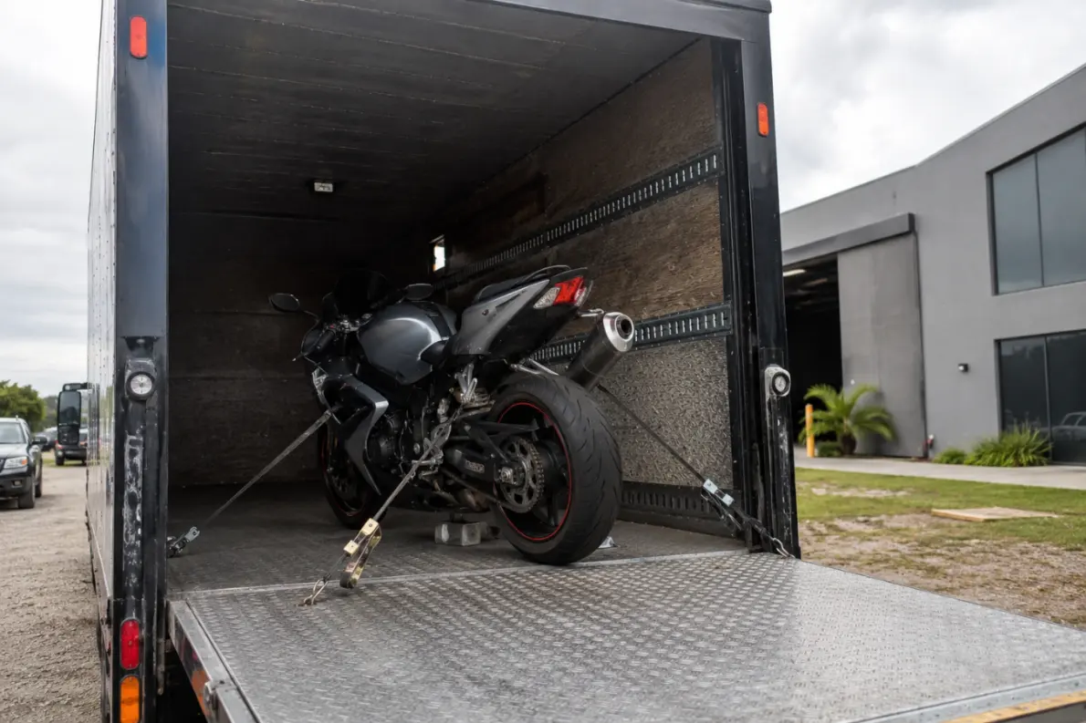 Motorcycle transport service