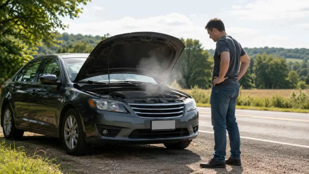 Overheating car tips