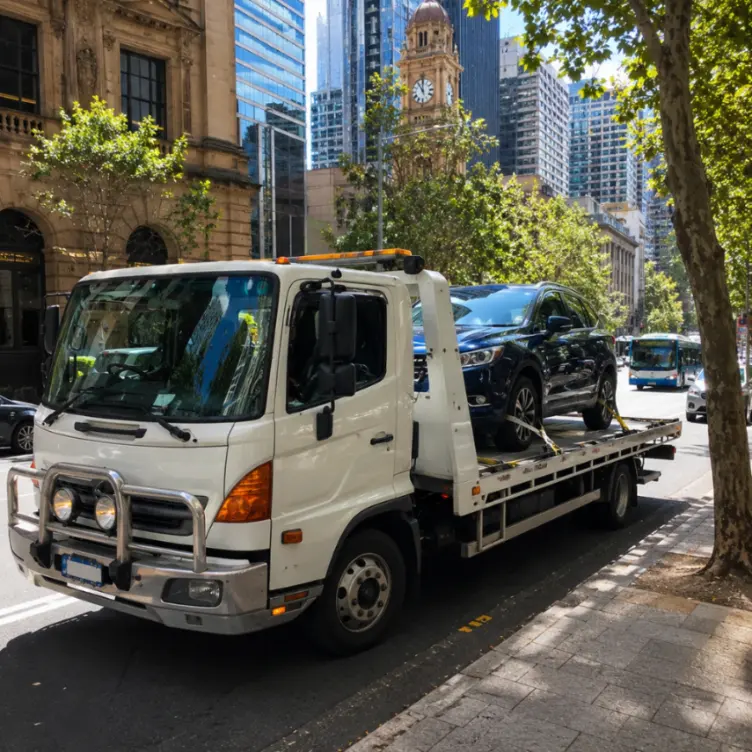 Sydney CBD towing
