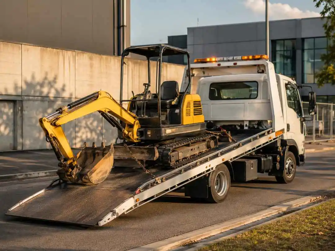 Machinery towing Homebush