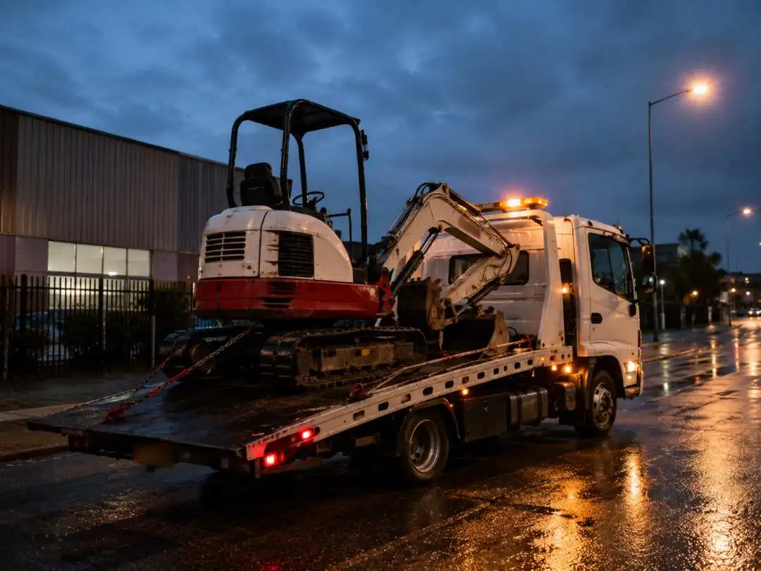 Professional machinery towing Auburn