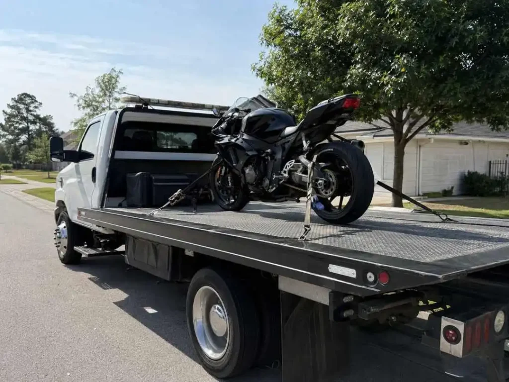 Secure Bike Handling Tow Truck Guildford