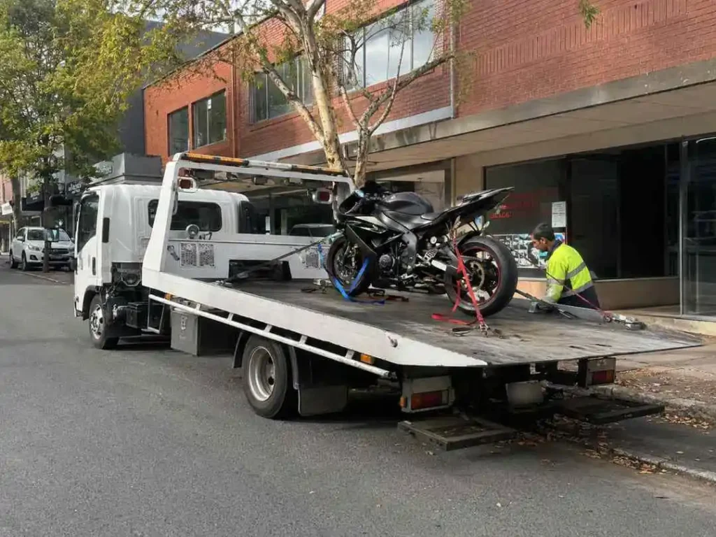 Secure-motorcycle-Tow-Truck-Epping