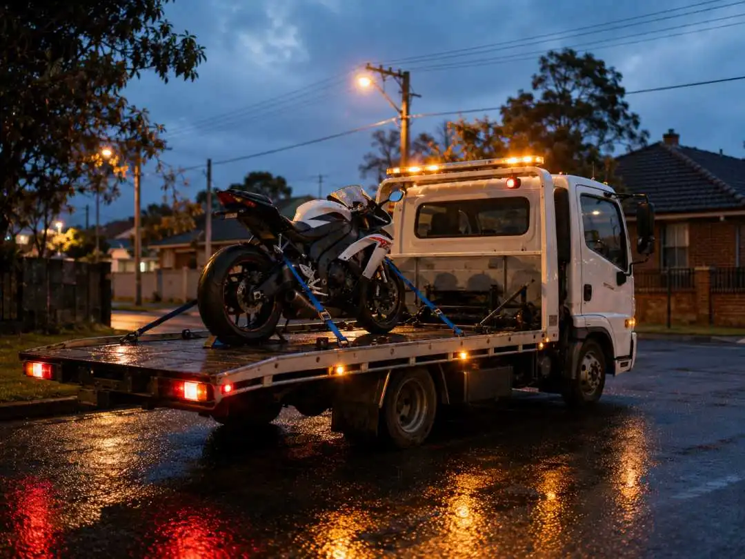 Secure motorcycle towing Auburn service