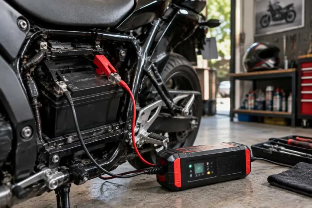 what to do with a dead motorcycle battery