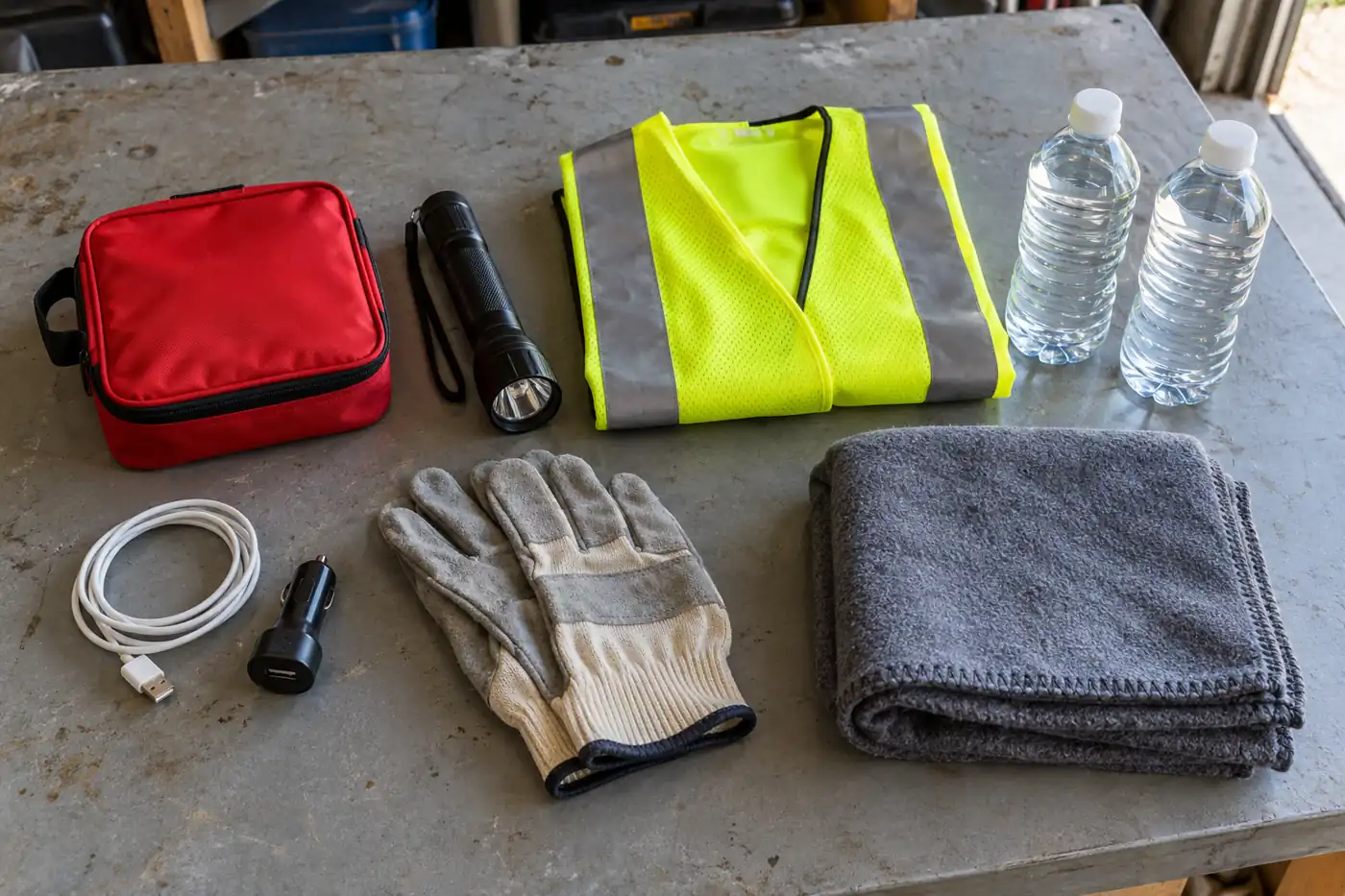 Essential roadside emergency supplies
